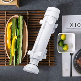 1pc Sushi Maker Set - Quick and Easy DIY Rice Mold Bazooka Roller Kit with Vegetable and Meat Rolling Tool - Perfect for Home Cooking and Enterta