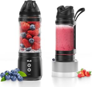 Portable Blender, Personal Size for Shakes and Smoothies with 6 Ultra Sharp Blades, Personal Blender USB Rechargeable Magnetic for Travel, Office