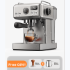 1350W Semi-automatic espresso machine with temperature adjusted mobile filter Cold / hot espresso 20Bar extraction mocha Nestle espresso Steam tempera