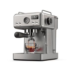 1350W Semi-automatic espresso machine with temperature adjusted mobile filter Cold / hot espresso 20Bar extraction mocha Nestle espresso Steam tempera