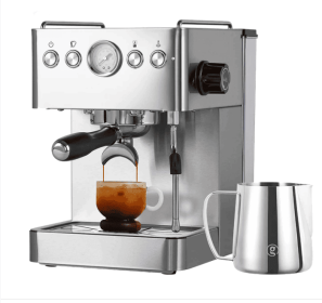 PSG3005H Semi-Automatic Coffee Machine 1500W Coffee Machine 15Bar Espresso Coffee ULKA High-Pressure Pump Extracts 1/2 Cup of Espresso Coffee Machine (PSG3005H: PSG3005H)